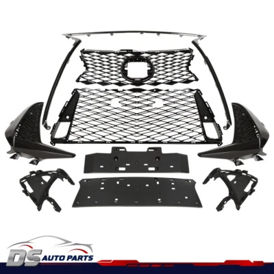  Fit For 2017-2022 Lexus Is250 Is350 F Sport A Set Front Grille Grill Black - Изображение 1 из 4