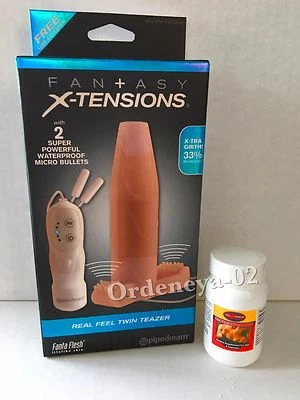 Fantasy X-Tensions Real Feel Ultimate Sexual Enhancer Flesh Gspot Waterproof - Image 1 of 4