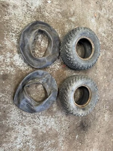 Kawasaki Klf 220 250 Front Tyres And Tubes 21 8 9 - Picture 1 of 12