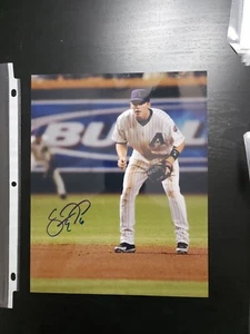 Stephen Drew Autographed Baseball Diamondback MLB Color Photo + Signing Ticket - Picture 1 of 4
