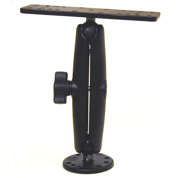 RAM Mount Marine 6.25 x 2 inch Plate on Long Arm Screw Down Mount RAM-B-111U-C - Image 1 of 1