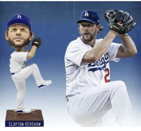 Clayton Kershaw Bobblehead 2023 SGA LA Dodgers 6/15/23 Cover