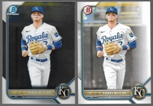 BOBBY WITT JR. 2022 Bowman & Bowman Chrome (2) Rookie Prospect Cards - Picture 1 of 2