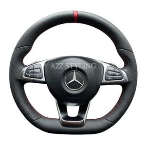 MERCEDES BENZ W205 W213 W253 C E GLC AMG VOLANTE SPORT 6.3 FONDO PIATTO - Foto 1 di 14