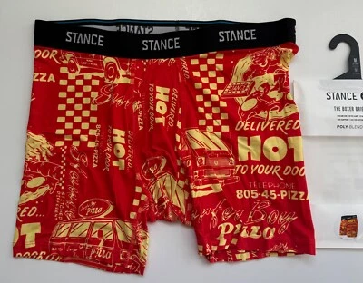 STANCE MEDIUM 32-34 STRANGER THINGS PIZZA BOXER CALZONCILLOS ROPA INTERIOR NUEVOS 🍕 Foto 1 de 4