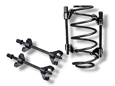 RICARICOPUNTOCOM Set compressore per molle per cambio ammortizzatori da 38 cm in ferro