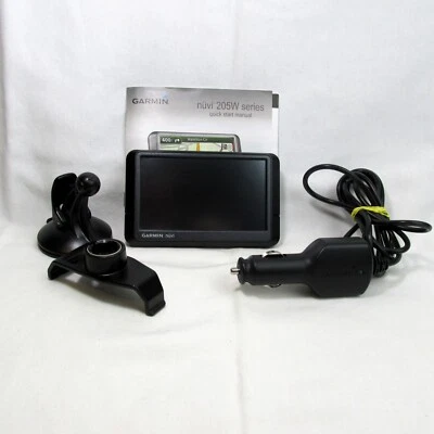Garmin Nuvi GPS Maps 255W Navigation with Charger & Mount Bundle TESTED WORKS - Image 1 of 4