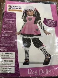 Rag Dolly Raggedy Ann Toddler Costume Large - Picture 1 of 4