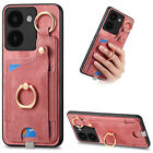For Oppo A35 A16 A54S A16S A16K A33 A53 A32 Ring Card Stand Cover Leather Case