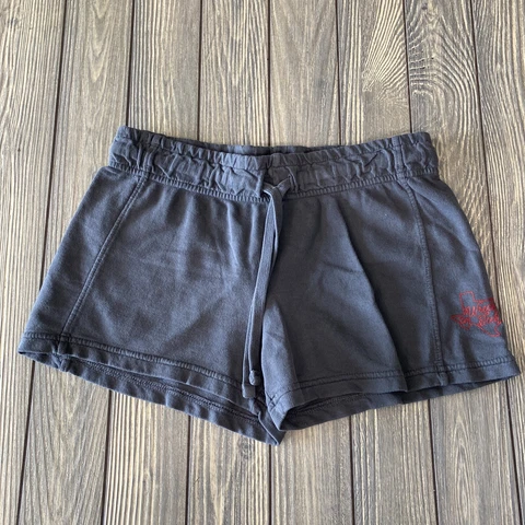 Comfort Colors Womens Gray NCAA Wreck Em Tech Texas Shorts Size Medium Cover