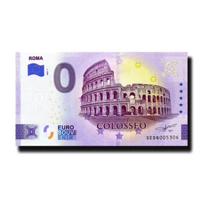 Billete de recuerdo de 0 euros Roma - Coliseo Italia SEDQ 2023-1 - Imagen 1 de 2