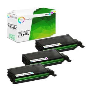 TCT 3er-Pack CLT508L Farbtonerkartusche Set für Samsung CLP620 CLP670 CLX6220 - Bild 1 von 6