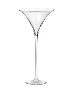 Coppa in Vetro Martini Ø25 cm x H70 cm - Trasparente - Foto 1 di 1