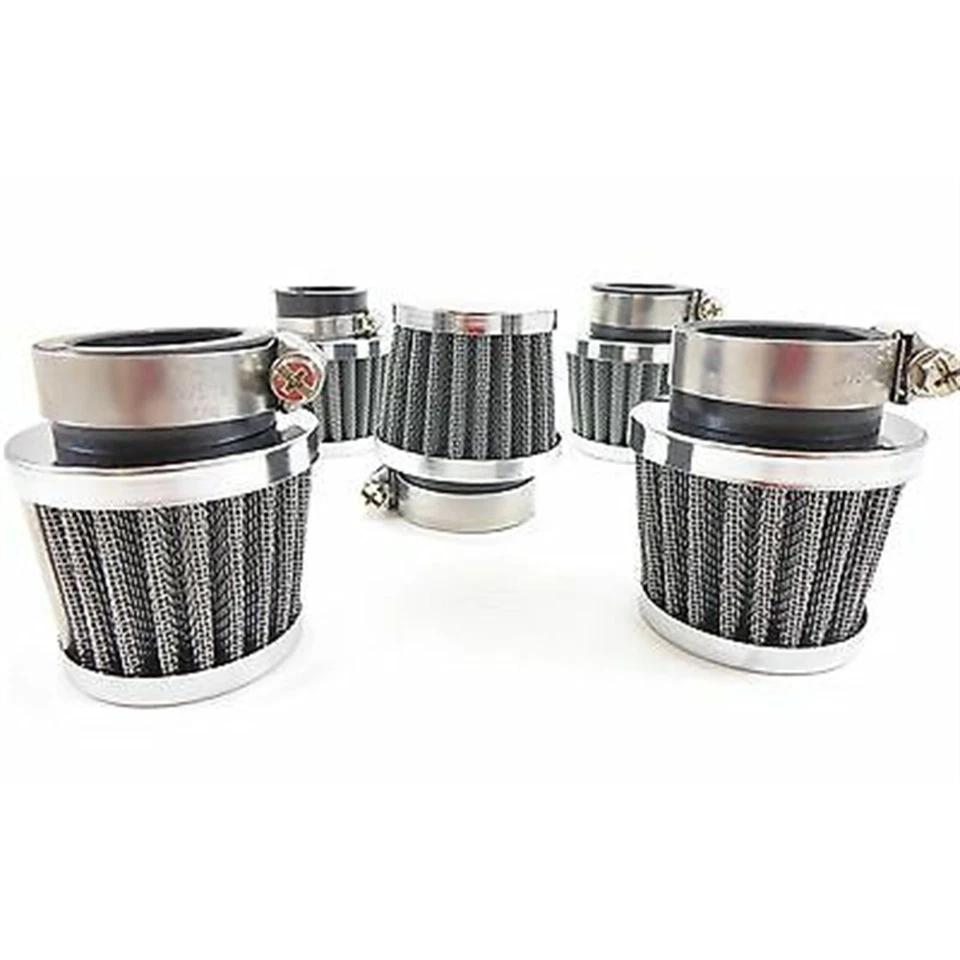 Short Clamp-On 30mm Tapered Wire Mesh POD Air Filter For Tight Spaces 25-24910 - Image 1 of 4