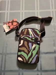 Diane Von Furstenberg DVFxTarget Cellphone Purse+Coin Purse Green Zebra NWT - Picture 1 of 8