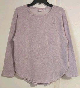 Gap Size Small Raglan Sleeve Oversized Tunic Sweatshirt in Lavender Purple Marl - Picture 1 of 9