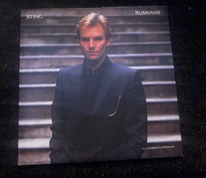 Sting Russians 7" Vinyl Very Good Condition Free Postage - Picture 1 of 3