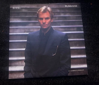 Sting Russians 7" Vinyl Very Good Condition Free Postage - Image 1 of 3