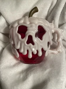 Disney Parks Red Poison Apple Stein Mug Halloween Snow White Glow in the Dark - Picture 1 of 2