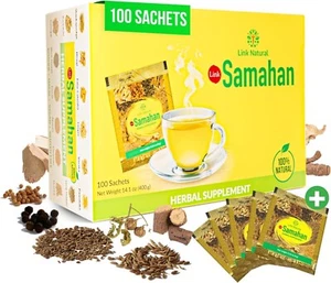 Samahan Ayurvedischer Kräutertee Natürliches Heilmittel gegen Erkältung & Husten 100 Stück Kostenloser Versand - Bild 1 von 3
