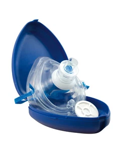 2x AERObag® Taschenmaske (Pocket Mask Beatmungshilfe Beatmungsmaske Reanimation) - Bild 1 von 4
