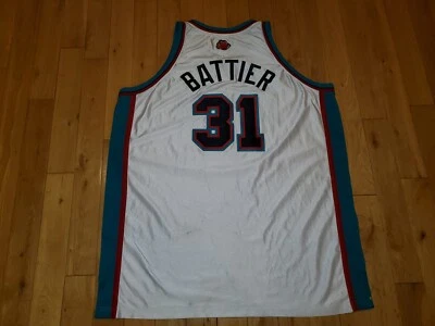 Vintage 2001 Reebok Shane Battier Memphis Grizzlies Authentic NBA Team JERSEY 56 - Image 1 of 4