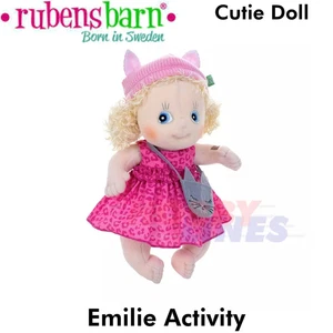 Rubens Barn EMELIE Cutie Activity Soft Doll 32cm Age0+ Machine Washable 30152100 - Picture 1 of 7