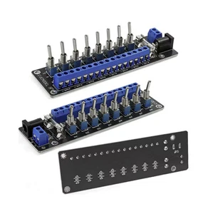 1 St. DC Stromverteiler Modul 8 Kanäle mit Schalter und 8 Betriebsanzeigen - Picture 1 of 6