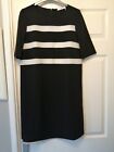 Marella Size 8 Black And White Dress New With Tags