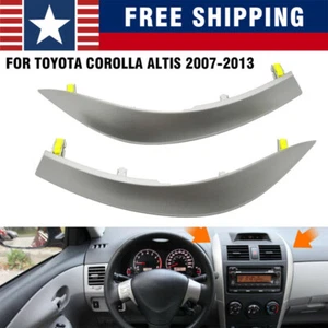 For Toyota Corolla 09~2013 Car Center Dash A/C Outlet Air Vent Panel Trim Strip - Bild 1 von 8