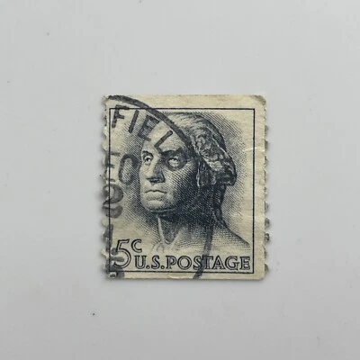 1962 George Washington 5 Cent Stamp Blue/Gray (Rare). - Image 1 of 4