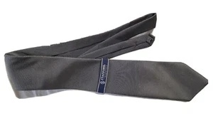 😊Men's Necktie Stafford Neck Wear NEW 100% Silk Grey LOW PRICE TIE - Picture 1 of 8