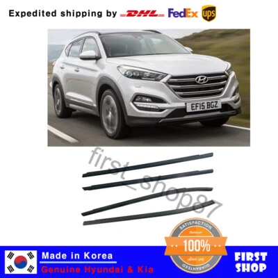 GENUINE Outside Door Weatherstrip Belt 4pcs 822102S000 for Hyundai Tucson 09-17 - Image 1 of 3