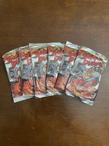 Upper Deck/Sumo Dudes/Sealed 6 Packs Silver Disc,Metal Slammer, Pogs &Trade Card - Picture 1 of 3