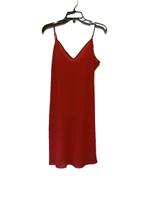 Vestido sin Mangas Diane vonFurstenberg Rojo Talla M Correa de Espagueti Ajustable - Imagen 1 de 5