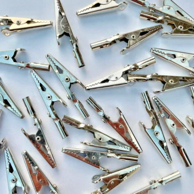 AUTOMARINE 25 X 5 Amp CROCODILE ALLIGATOR CLIP 5A BATTERY CHARGER ELECTRIC CLAMP TEST