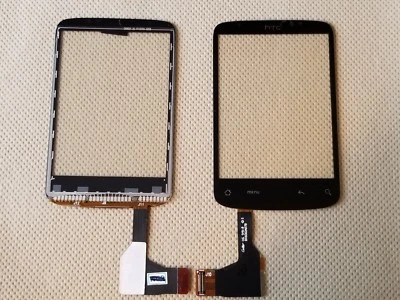 NEW HTC Touch Screen Digitizer Lens Part for WILDFIRE S GSM MARVAL A510e BLACK - Image 1 of 4