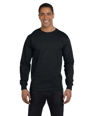 Gildan Mens T-Shirt Long Sleeve DryBlend 5.6 oz 50/50  S-XL G840 8400 - Image 1 of 2