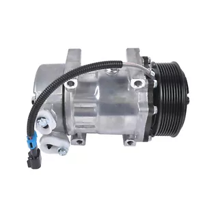 New AC Compressor w/ Clutch for International 4300 4300LP MV607 Base 2014-2020 - Picture 1 of 12