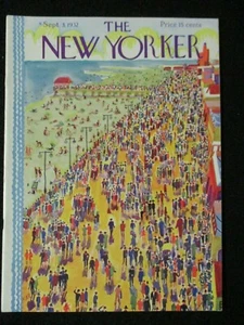 Vintage New Yorker Magazine September 3 1932 - Ilonka Karasz cover art FN/VF - Imagen 1 de 4
