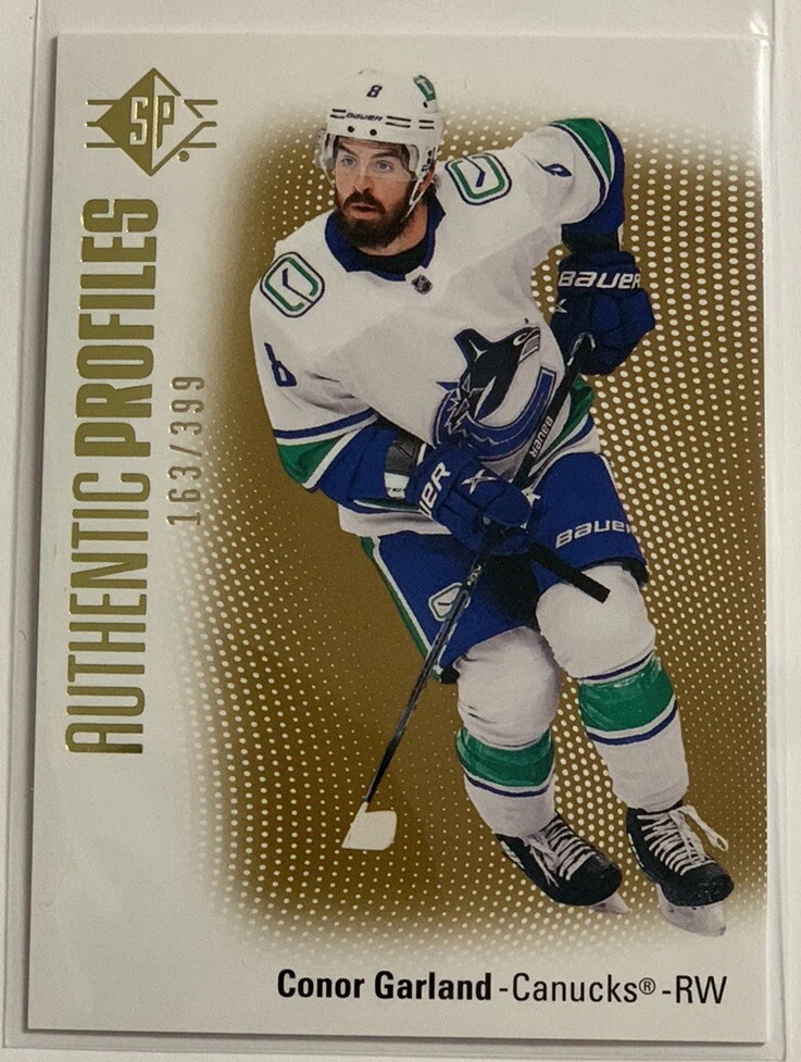 2021-22 SP Hockey Authentic Profiles Gold Conor Garland #163/399