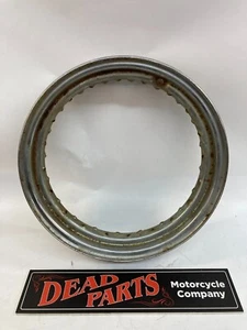 Harley Panhead 16x3 steel front rear spoke wheel rim 43006-62 - Picture 1 of 5