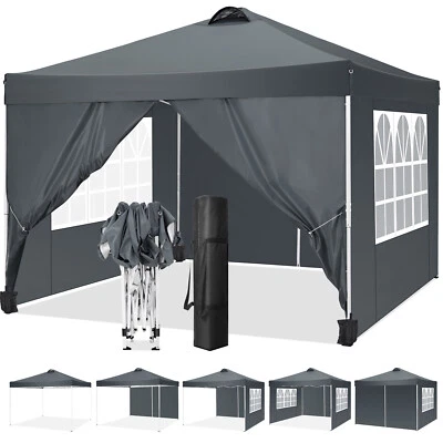 Gazebo Gazebo Pieghevole 3x3m 3x6m Impermeabile Tenda da Giardino Tenda per Feste Gazebo UV/ - Immagine 1 di 4