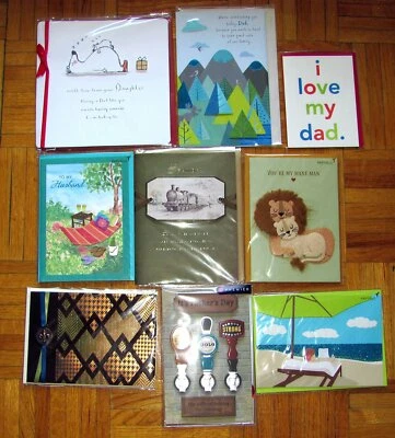 PAPYRUS 3D Greeting Cards Father's Day Lot Of 9 Brand-New Retails for $71 ✔️ - Image 1 of 4