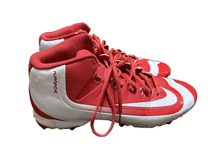 Nike Huarache Fastflex HT Stollenschuhe sportlich 807141-617 rot weiß Herren 11,5 - Bild 1 von 9