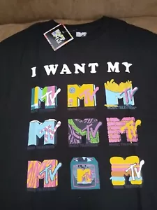 MTV MUSIC TV - 2021 I Want My MTV Retro T-Shirt ~ S M L XL XXL - Bild 1 von 2