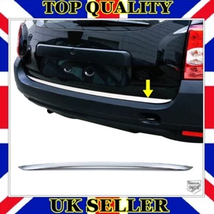 Chrome Rear Trunk Tailgate Lower Trim S.STEEL For DACIA DUSTER 2010 to 2017 - Picture 1 of 9