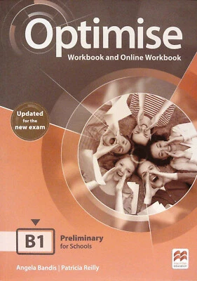 OPTIMISE B1 Preliminary for Schools Workbook &Online Wb without key UPDATED @New - Image 1 of 2
