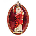 The Bradford Exchange Sacred Heart of Jesus Plate Hand-Crafted Porcelain 11"