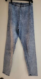 Axcess for The Limited Blue Jean Leggings Casual Nice & Soft Comfortable Stretch - Picture 1 of 2